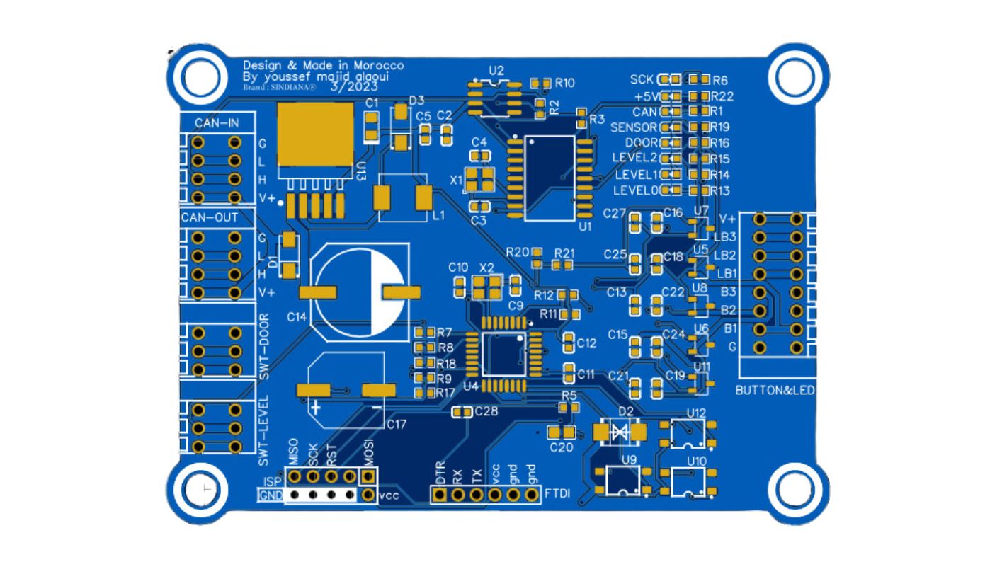 pcb control left blue